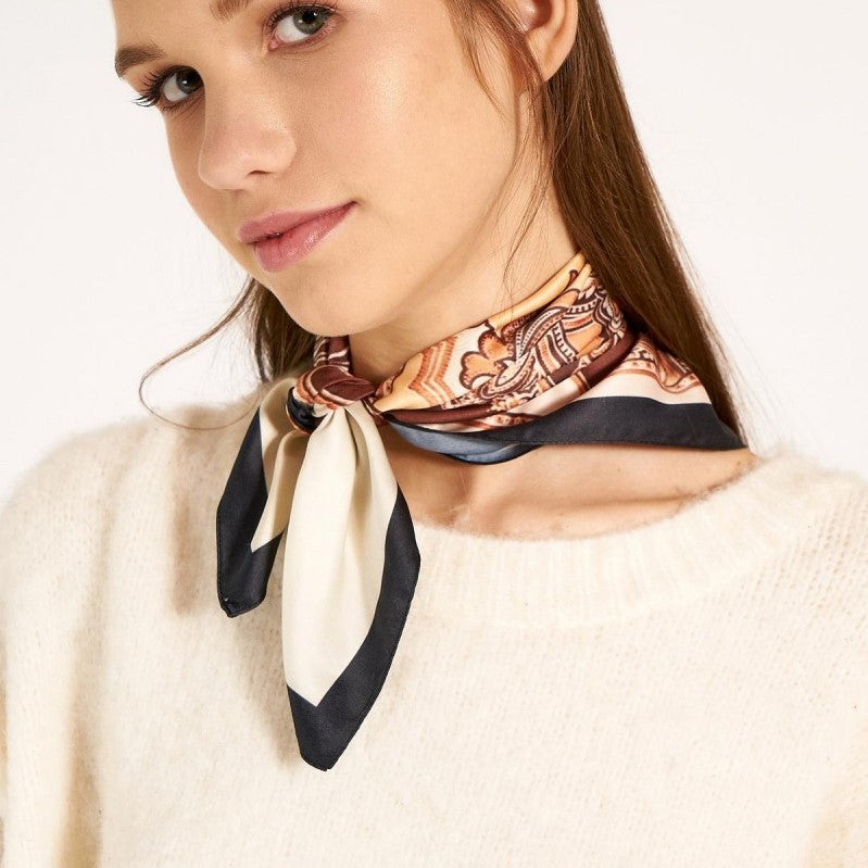 Satin Scarf Beige melsberry