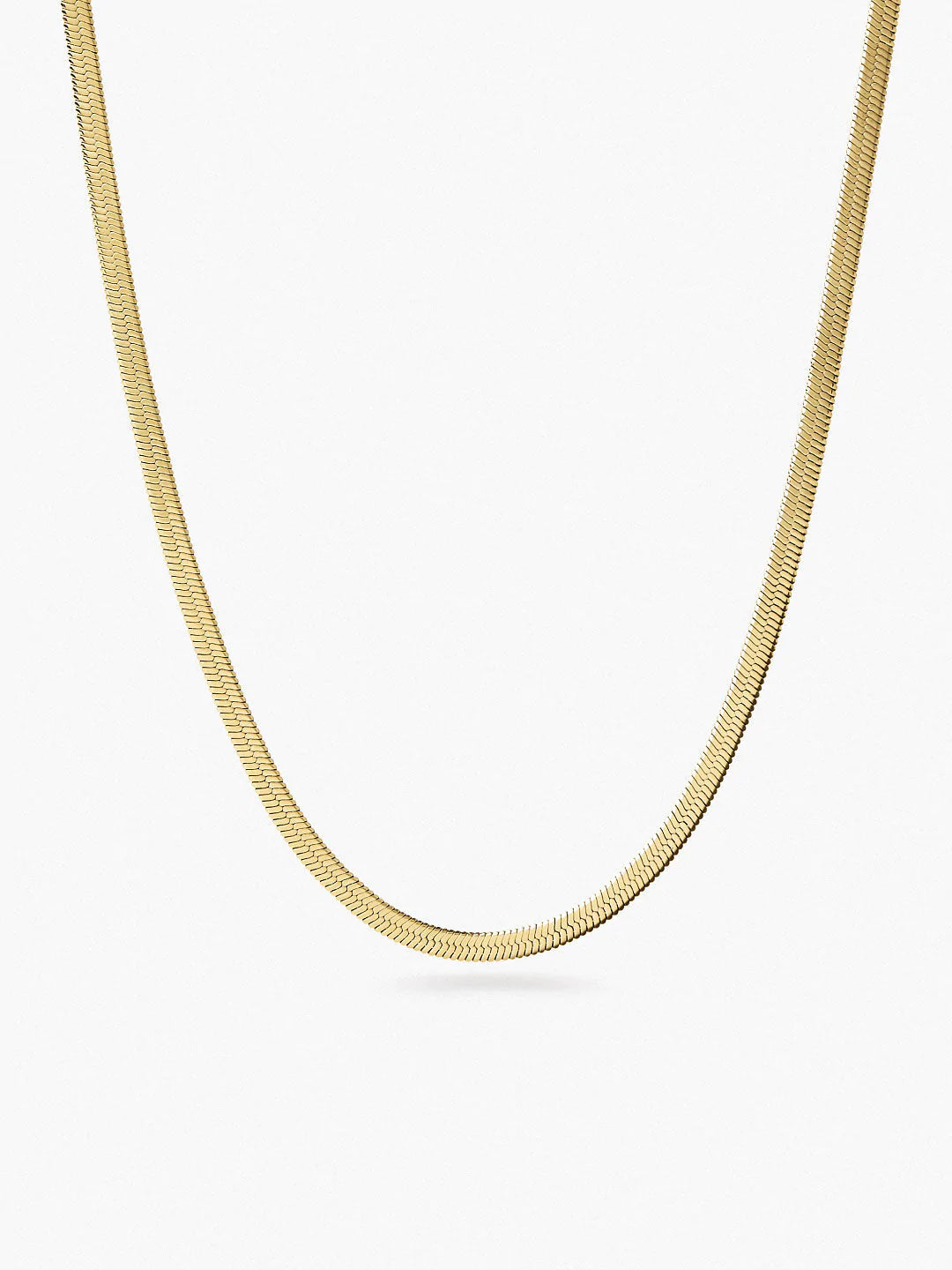 Flat Snake Chain Necklace