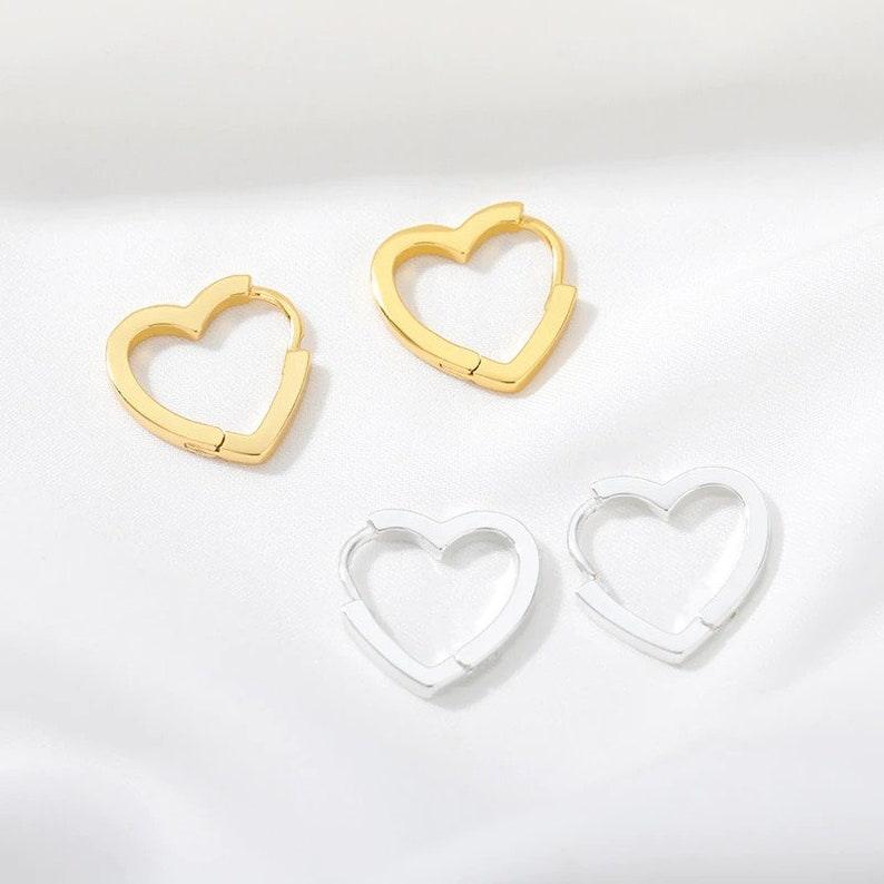 Heart Hoop Earrings - melsberry